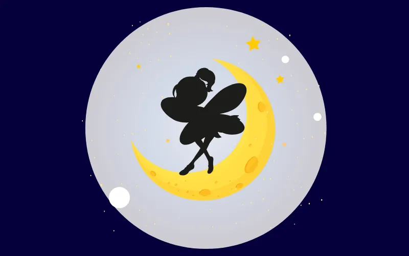 Ilustración del cuento Lila y la estrella perdida.